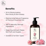 ShatPratishat 100% Natural Chemical free Body Lotion. Natural Body Lotion. Organic Body Lotion. No Paraben No toxic chemicals. Shat Pratishat. Body lotion with Rose and vetiver essential oil.