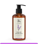 ShatPratishat Liquid Powder. Alternative to traditional talcum powder which may be toxic. This is a lotion like formulation meant for applying instead of talcum powder to prevent rashes, irritation and chaffing. It comes in lavender fragrance. Shat Pratishat Natural and chemical free product.