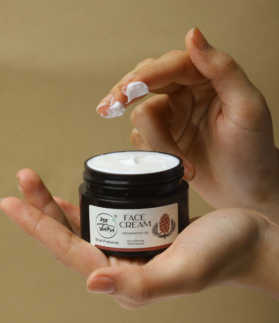 Moisturizing Face Cream - Cedarwood oil by Shat Pratishat