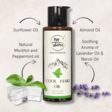 Cool Hair Massage Oil | Chemical Free | refreshing relaxation from stress