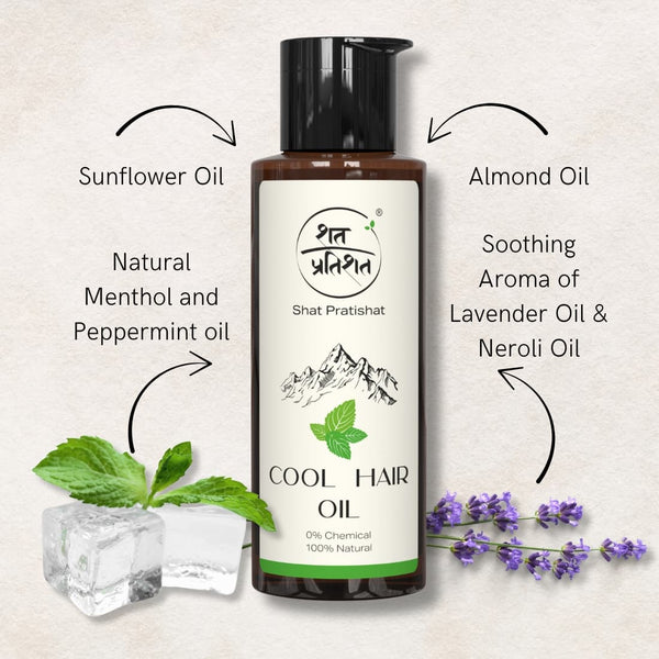 Cool Hair Massage Oil | Chemical Free | refreshing relaxation from stress