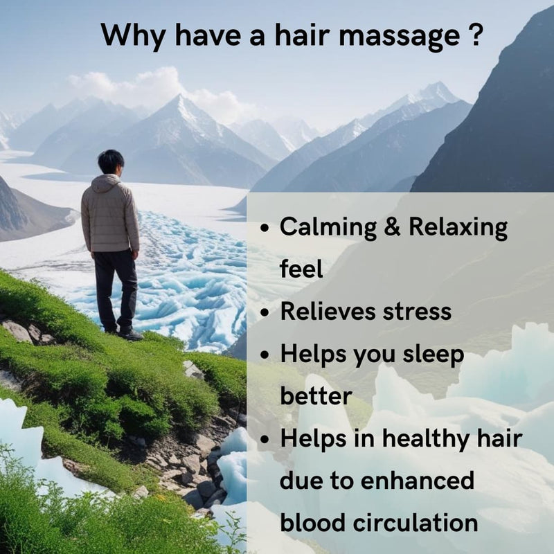 Cool Hair Massage Oil | Chemical Free | refreshing relaxation from stress