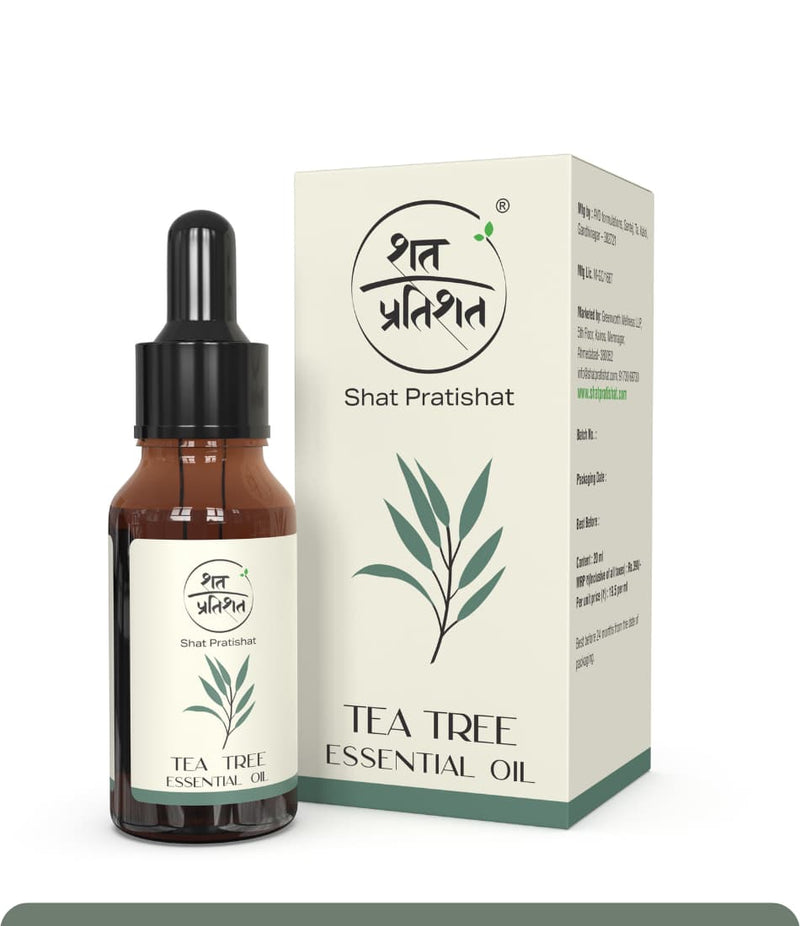 ShatPratishat Tea Tree Essential Oil. Natural Teatree oil