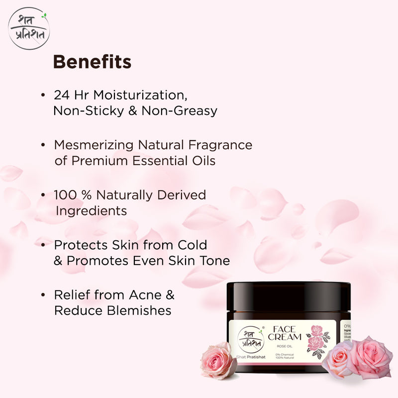 ShatPratishat Rose Face Cream benefits