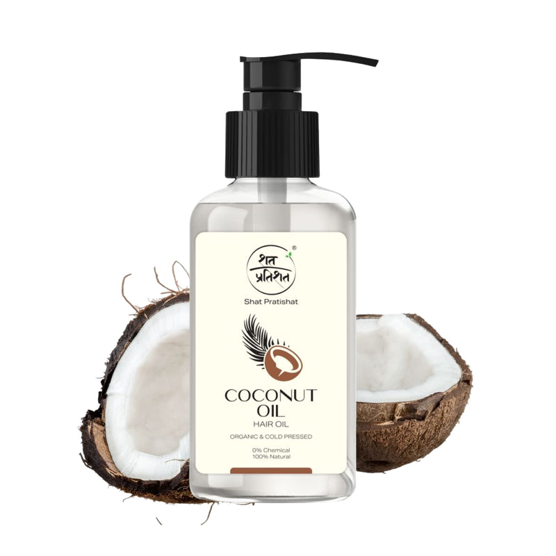 ShatPratishat Coconut Oil Pure, Organic, natural and Cold-pressed